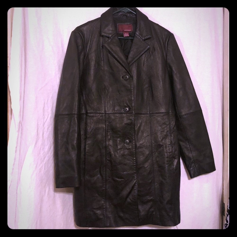 Stylish Merona leather jacket